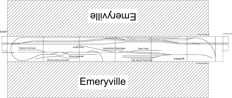 Emeryville Yard Track Plan